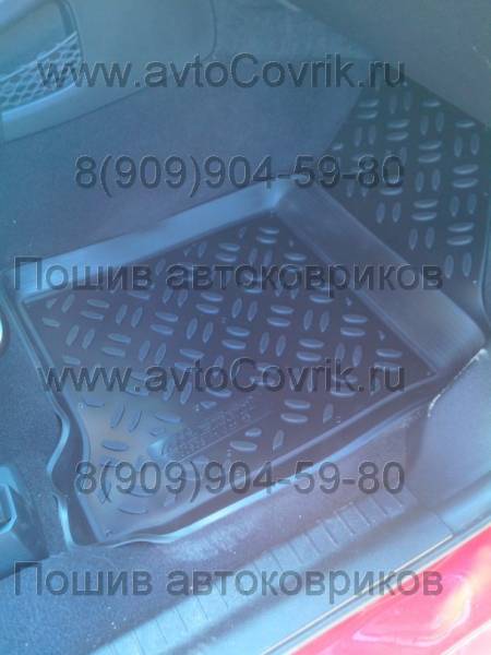 Коврики в салон Fiat Freemont (Фиат Фримонт) с бортиком 